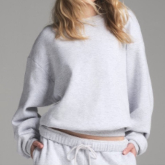 SKIMS Sweaters - NWT!  SKIMS Terry Fleece Crewneck Sweatshirt 2xl color Fawn